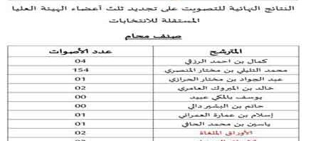 انتخاب "محمد التليلي" عضوا بهيئة الانتخابات 