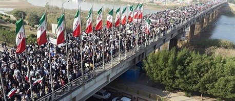   ايران: مسيرات مضادة للاحتجاجات تُنّدد بأعمال الشغب