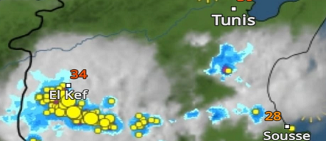 ستشمل سليانة والقيروان وزغوان: أمطار غزيرة الآن بالكاف